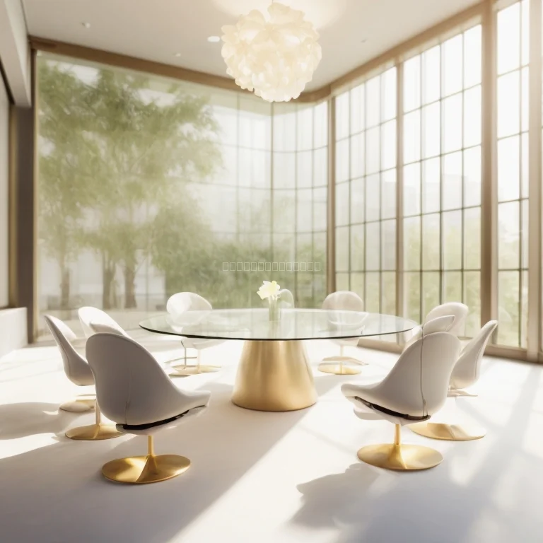 Executive practicing mindfulness at a conference table